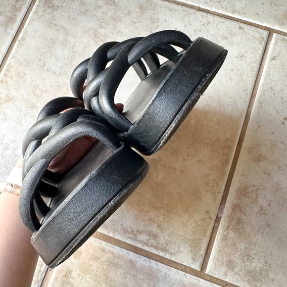 ASOS Design Y2K 90s Strappy Sandals Size 9 - Picture 5 of 8